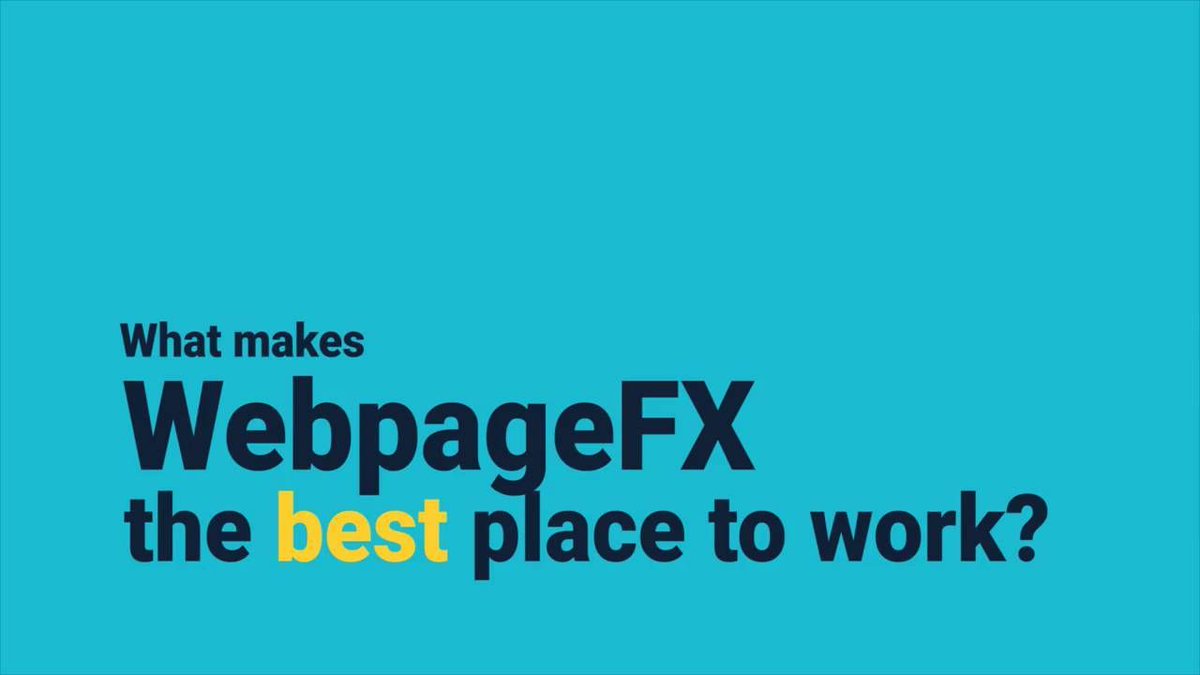 HappinessFX's tweet photo. What Makes WebpageFX the Best Place to Work? Check out the latest @webpagefx work of art from @samselders2 &amp; our rock star marketing team! https://t.co/KXodb94QOU #webpageFX #POSITIVEcode #hustle #WOWfactor #values #fxbuilds #positiveFx #bestclients #bestcoworkers #tenacity https://t.co/1wdpCtkXee