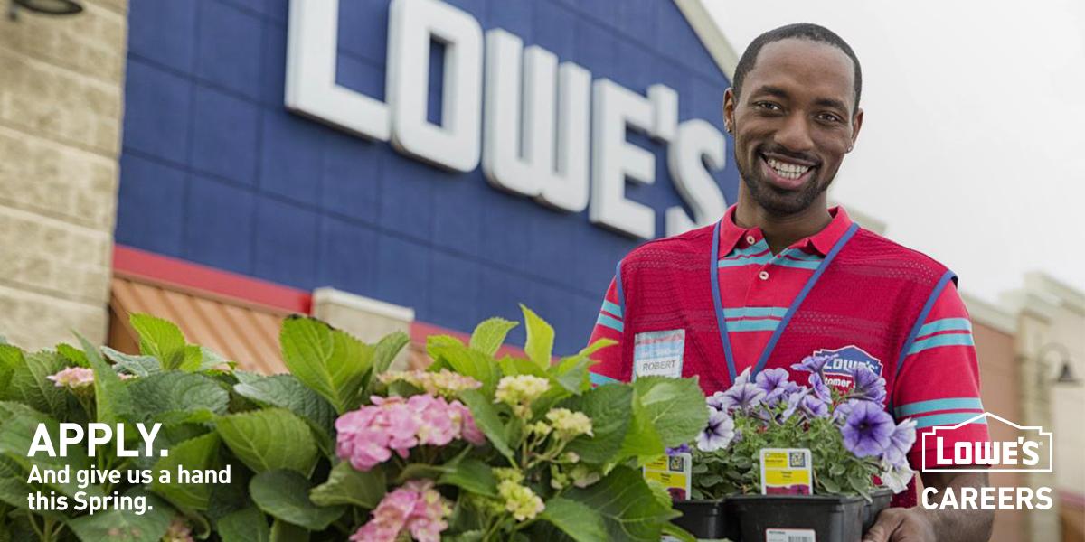 Lowes Careers On Twitter Apply And Give Us A Hand This Spring Its