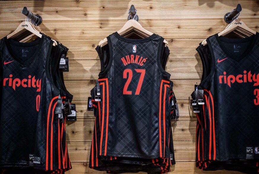 rip city jersey 2018