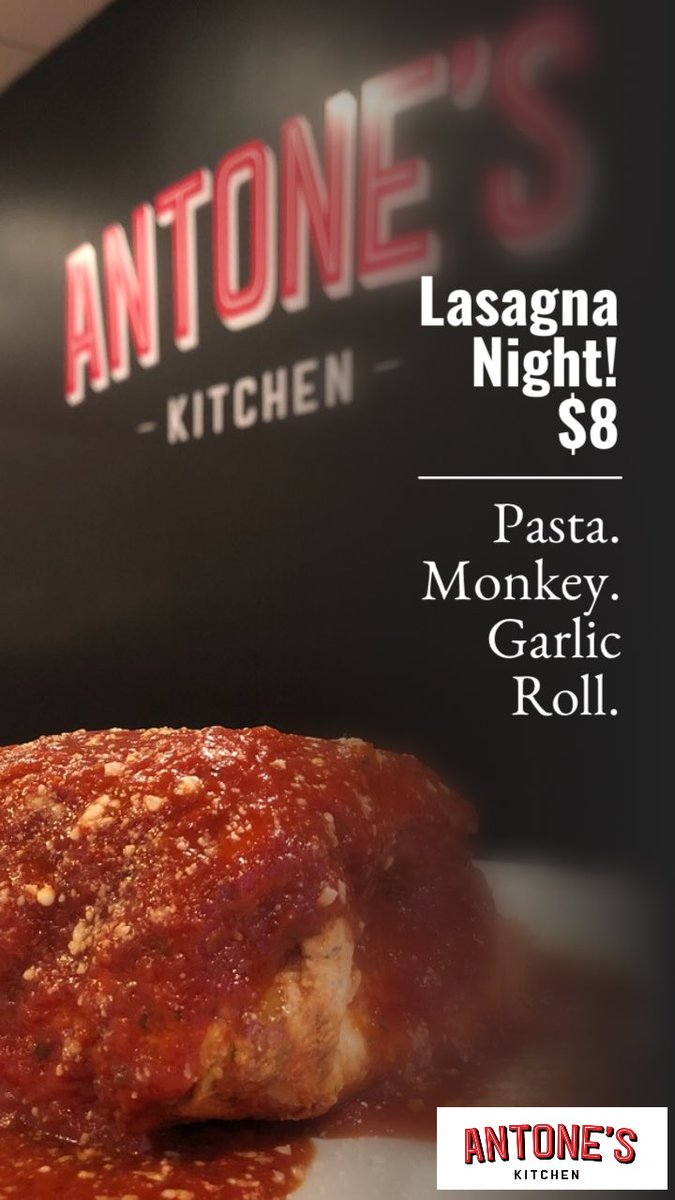AntonesKitchen's tweet image. Wednesday is Lasagna Night!
330-965-0333
#Lasagna #dinner #humpday