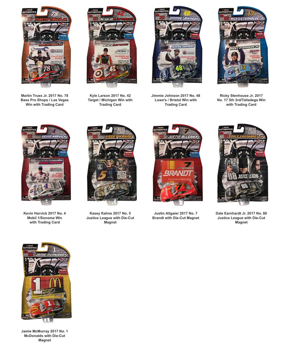 nascar authentics 2018