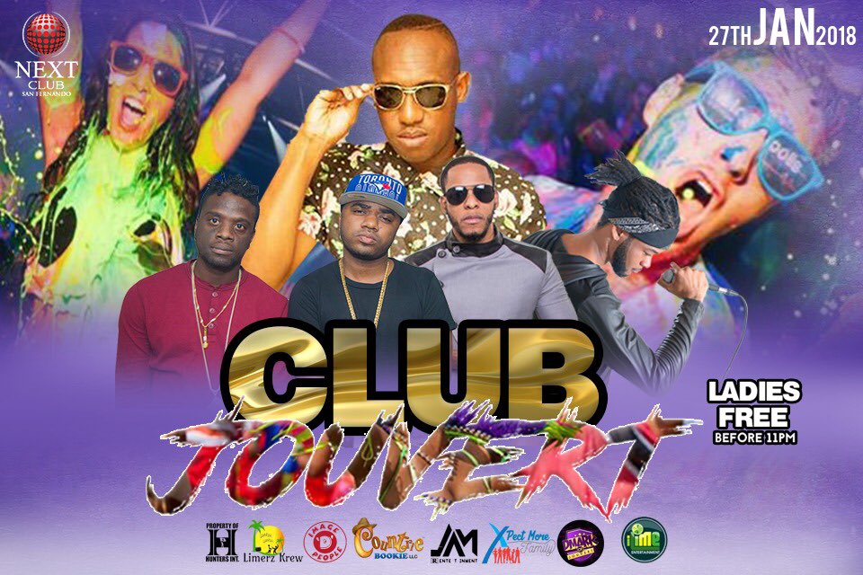 rebelrango's tweet image. Artistes and DJ&apos;s?  ✅
#MaximumVibes?  ✅
10 of San Fernando&apos;s biggest bands? ✅

@buscalele x Secret Society
CLUB JOUVERT
January 27th 2018
Next Nightclub, San Fernando

Ladies FREE before 11pm
Guys only $100

Your DJ&apos;s:
@djskymaxx
@mazelthesoundmaster
@rebel_rango
@koko_intl