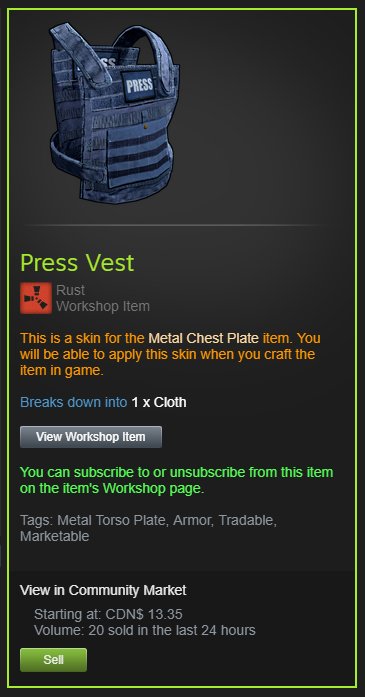 Rustypot's tweet photo. 24 hours Press Vest giveaway!🎁

How to WIN:
🙏🏼Follow US
🔁RT
💕Like
🔀Reply with the amount of games you have on steam
😁Tag a friend! If your friend enters, you'll double your chances!
🔔Turn on notifications

Jackpot/Coinflip HERE👉🏼https://t.co/HxAoWNkIaP https://t.co/D2vyPdAo53