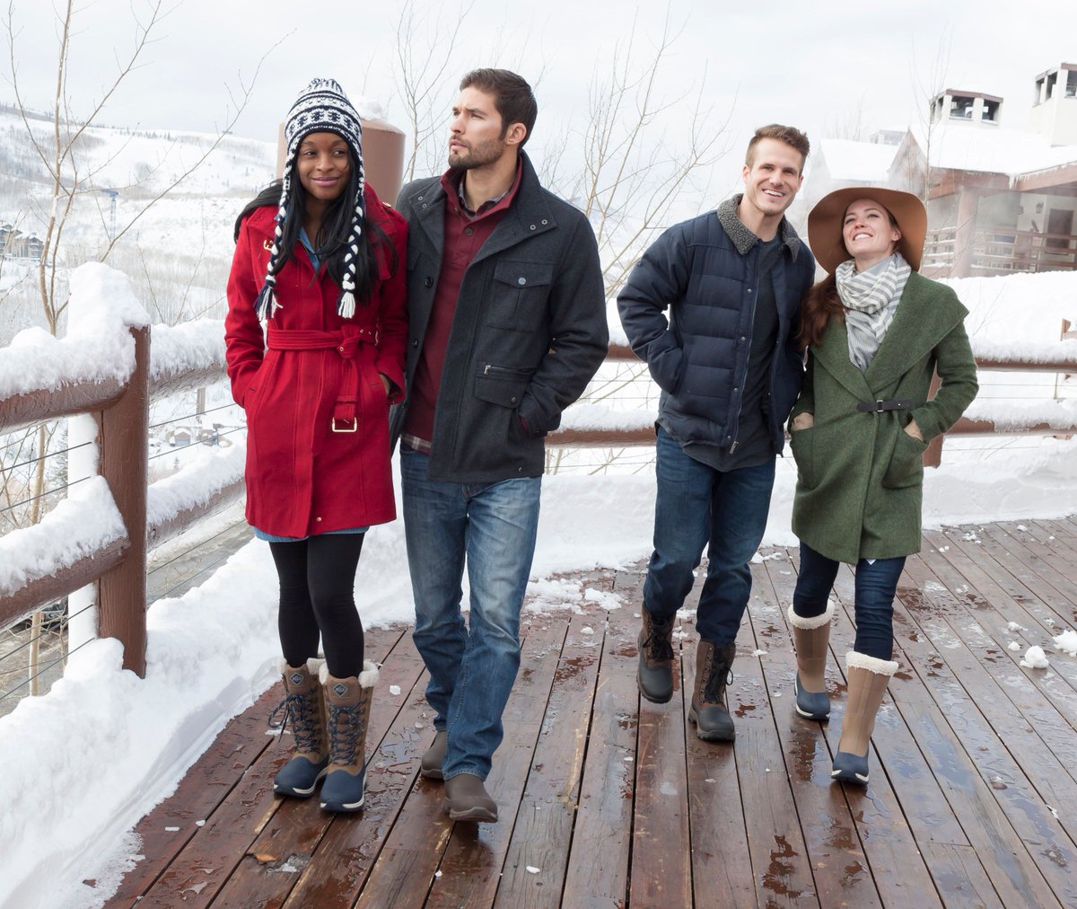If three is a crowd, four is a family. #bestfriends #muckboots