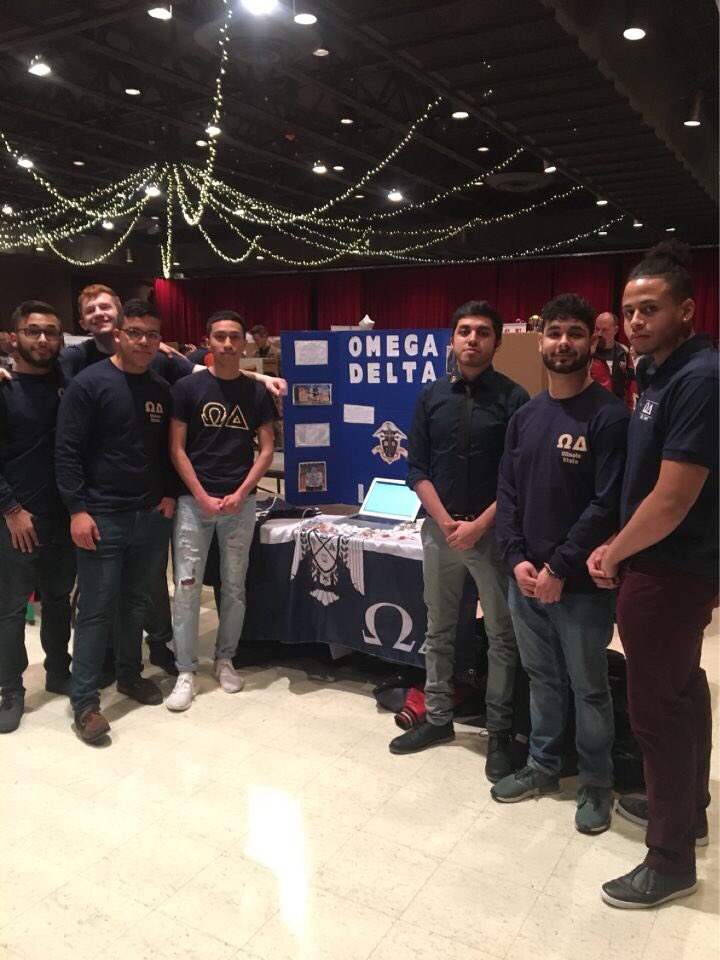 OmegaDelta_ISU's tweet photo. Come learn more about Omega Delta at the bone student center for Winter Fest! https://t.co/rEUcArTSGV