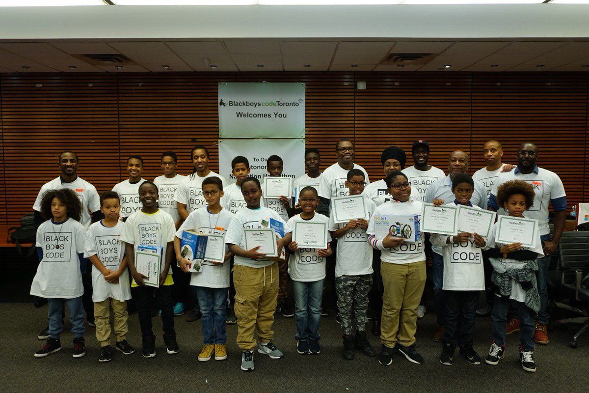 blackboyscode's tweet image. The crew from the last Hackathon. Looking forward to seeing the boys again and to the rematch this Saturday January 27th.
It should be a fun day of learning.
#diversityintech
#weneedmore 
#blackboysmatter