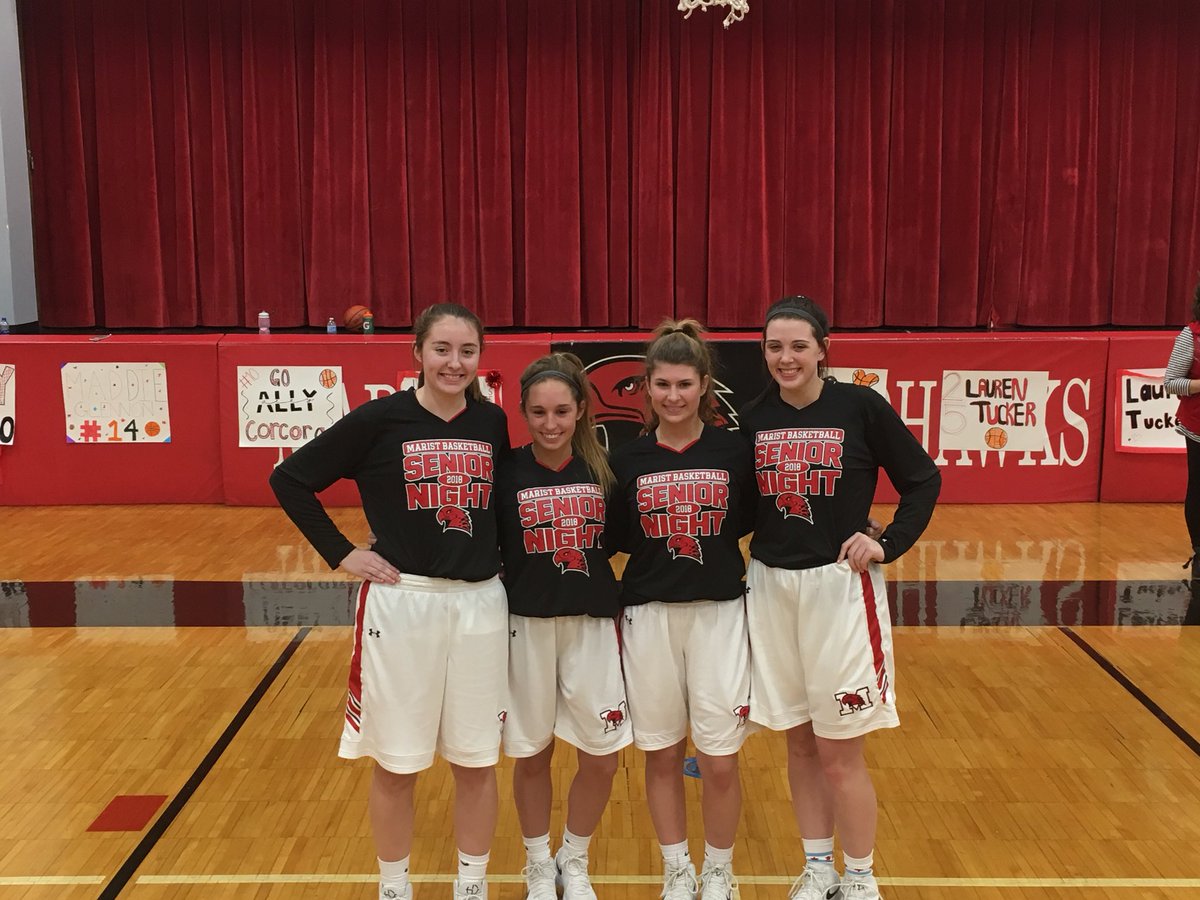 MaristGBB's tweet photo. Senior Night was a success!! thanks to everyone who came out tonight to support our seniors!! π―β€οΈ #conferenceW https://t.co/mwCGzAsC4R
