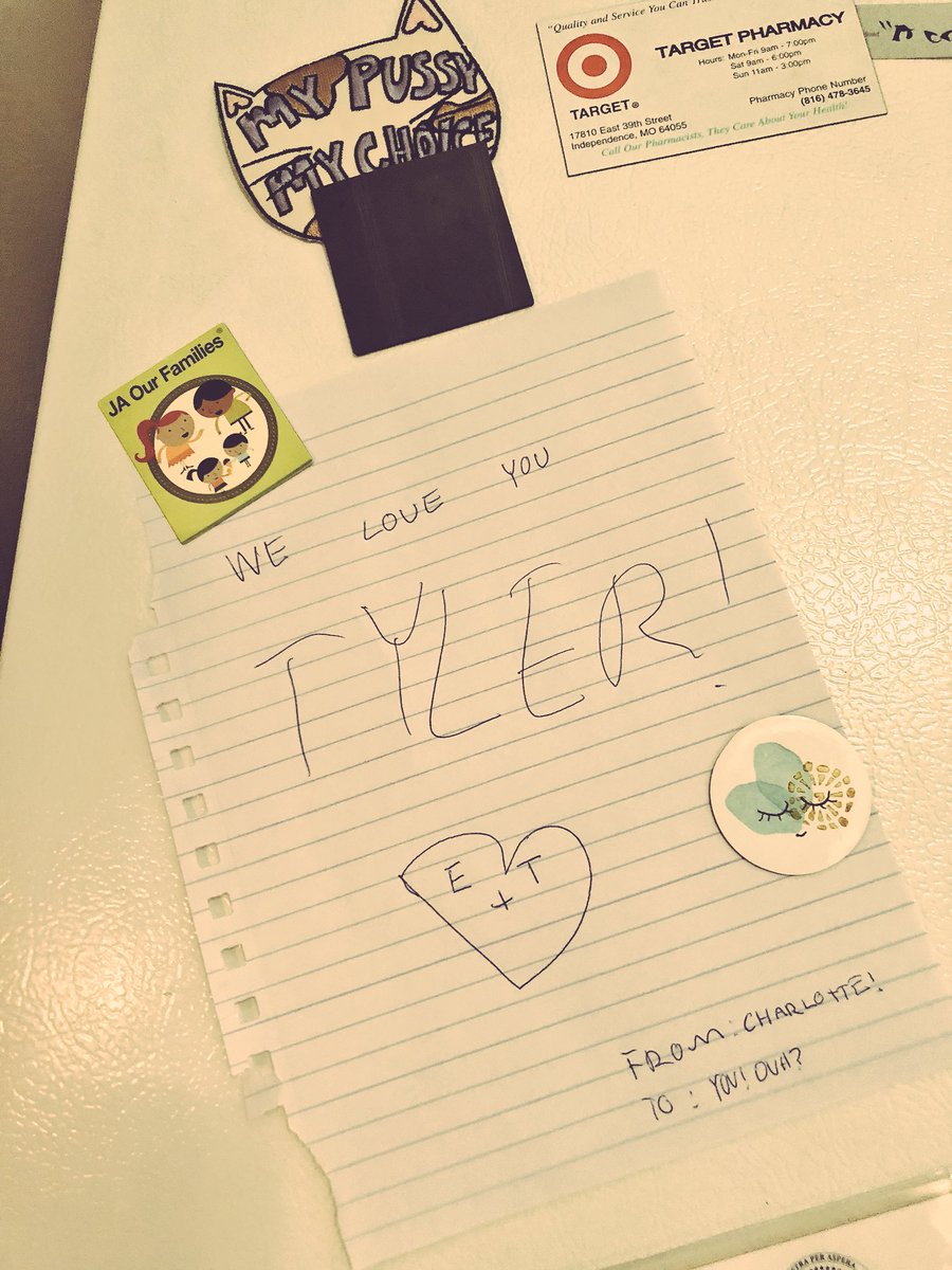 melting_meadows's tweet image. Safe to say Charlotte really likes #NewBeard. This is on my fridge. ☺️