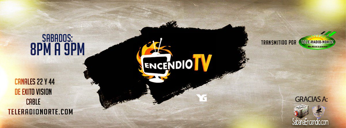 losdurodelpatio's tweet photo. Somos @encendiotv programa de variedades ,Sábados de 8pm a 9pm por @Teleradionorte por los canales 22 y 44 de #ExitoVisionCable #NoTeLoPierdas #EnciendeTuDiversion #RevistaJuvenilSemanal #Entretenimiento #Musica #Entrevistas #Reportages https://t.co/xRmWgRIRBP