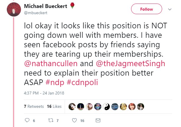 PMMackenzieKing's tweet image. The #NDP: "Because its 2018"