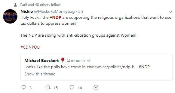 PMMackenzieKing's tweet image. The #NDP: "Because its 2018"