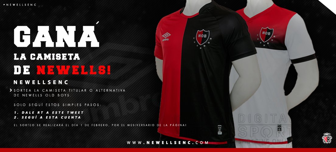 NewellsEnc's tweet photo. Nuevo sorteo de la página !
#NewellsEnc sortea la nueva camiseta de newells ! 🔴⚫
Sencillos pasos para participar:
1. RT a este tweet
2. Seguirnos
Mucha suerte a todos ! https://t.co/BCJG1PyCzM