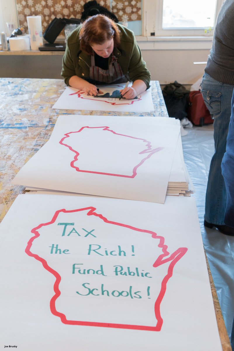 At State of the State speech Gov Walker tried to claim he's been advocate for public schools. #'s don't lie:

The state is spending about 11% less on K-12 public ed than it did in '08. Voucher schools receive more state $ per student than public schools. weac.org/2016/10/20/new…