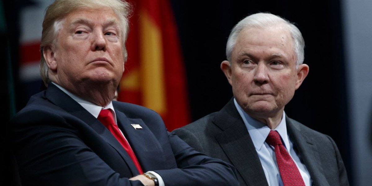 In this USA Today editorial, Jeff Sessions gives Trump credit for a 25-year trend of declining violent crime. That's our amazing president -- his policies are so good they travel through time. buff.ly/2E0rLlz
