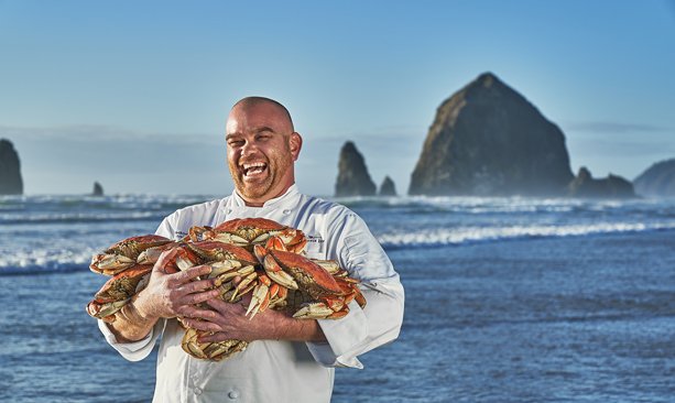 Chef Aaron Bedard of <a href="/stephanieinn/">Stephanie Inn</a> shares his coastal culinary secrets: budurl.me/9x9js