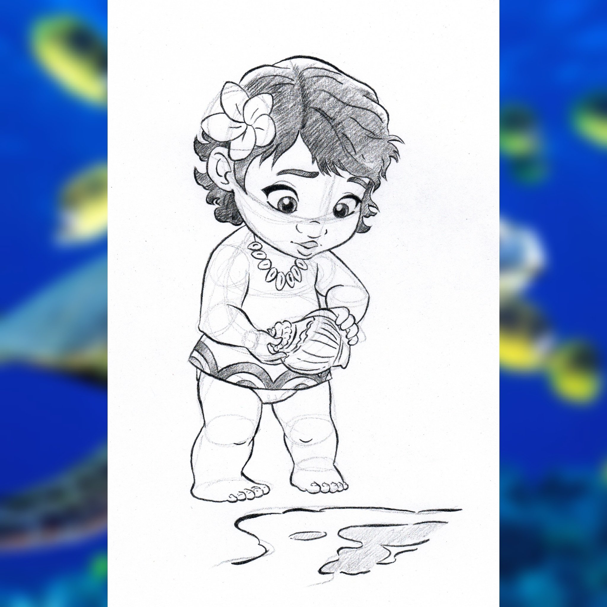 Buniki Sur Twitter A Little Doodle I Did Of Moana Disney Disneycharacters Disneyside Disneyartshare Moana Babymoana Shell Disneyprincess Ocean Disneyyinspired Drawing Draw Doodle Doodles Pencil Sketch Art Art Spotlight Cartoon
