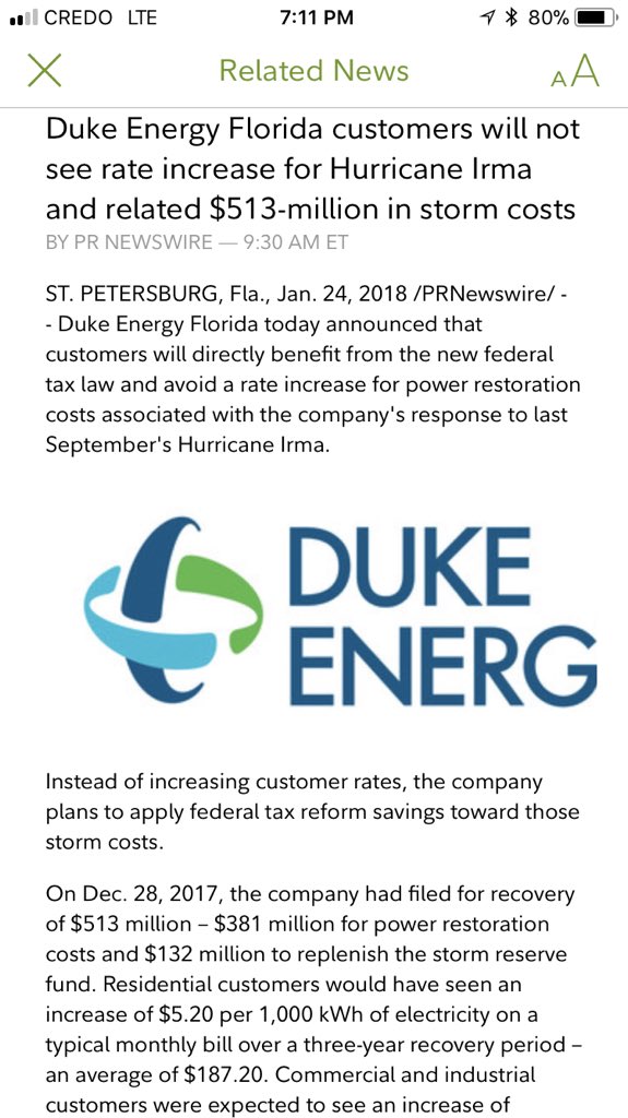 samrozin's tweet photo. @DukeEnergy Why is @DukeEnergy raising North Carolina’s rates by 16% due to Hurricane Matthew and its own coal ash mess, but not raising Florida’s rates after Irma? If tax cuts can help Floridians, why not Carolinians? @NCAGO #DukesMess https://t.co/hh2XgNMcQ6