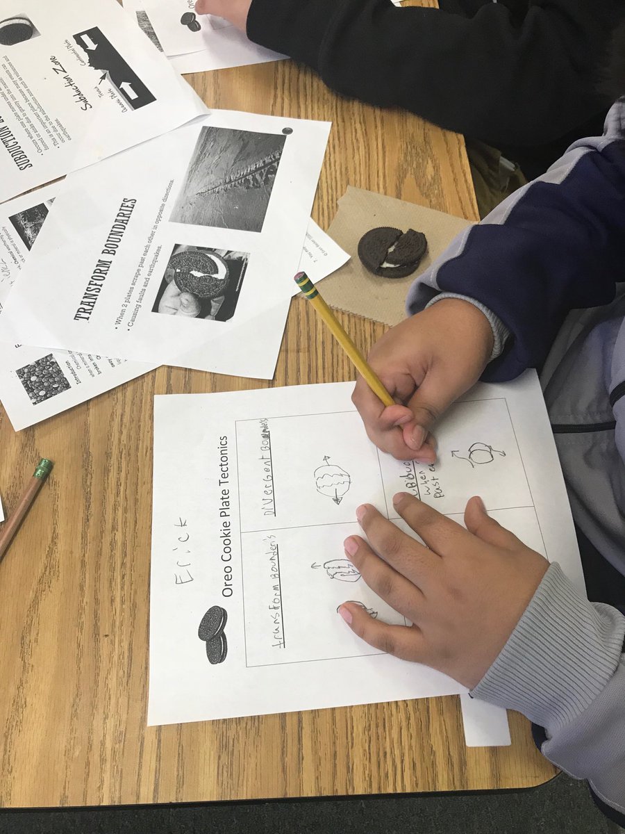 5th grade plate tectonics with Oreos! #Barcroftsoars