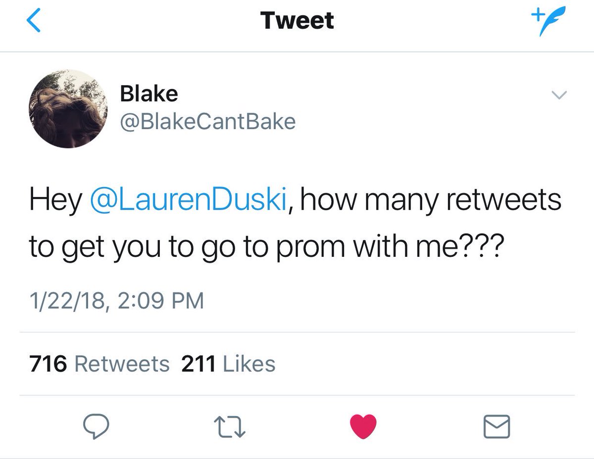 LaurenDuski's tweet photo. I feel like I should go dress shopping just in case @BlakeCantBake https://t.co/oNGVoyOTRz