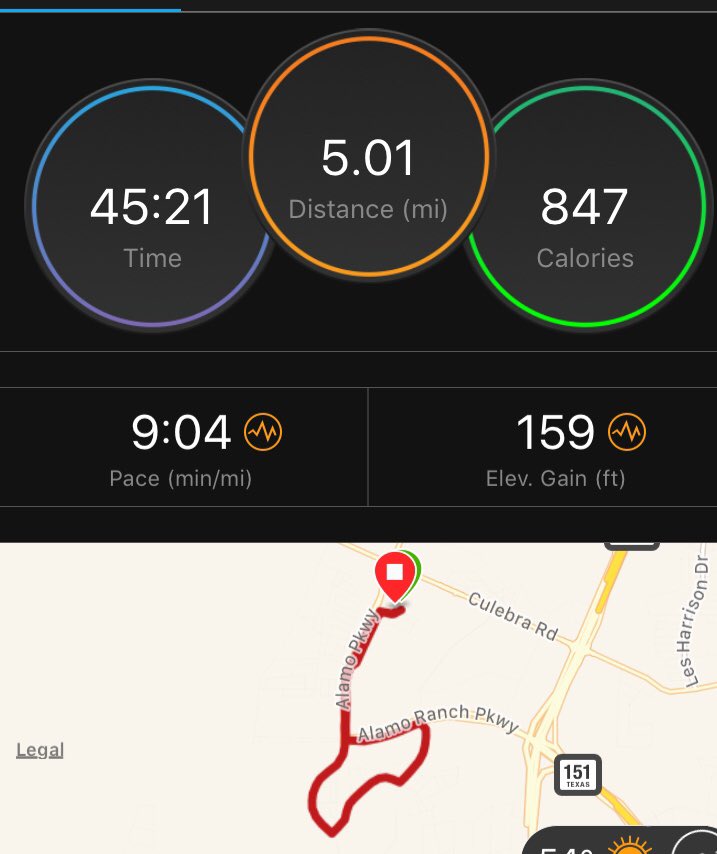 Horatio757's tweet photo. 5 mile run this morning, feels good to be back on the road. My next race is the #TexasIndependenceRelay in March. Meanwhile, #runhappy #keeprunning #runfocus ☺️ https://t.co/i8K41oHE9F