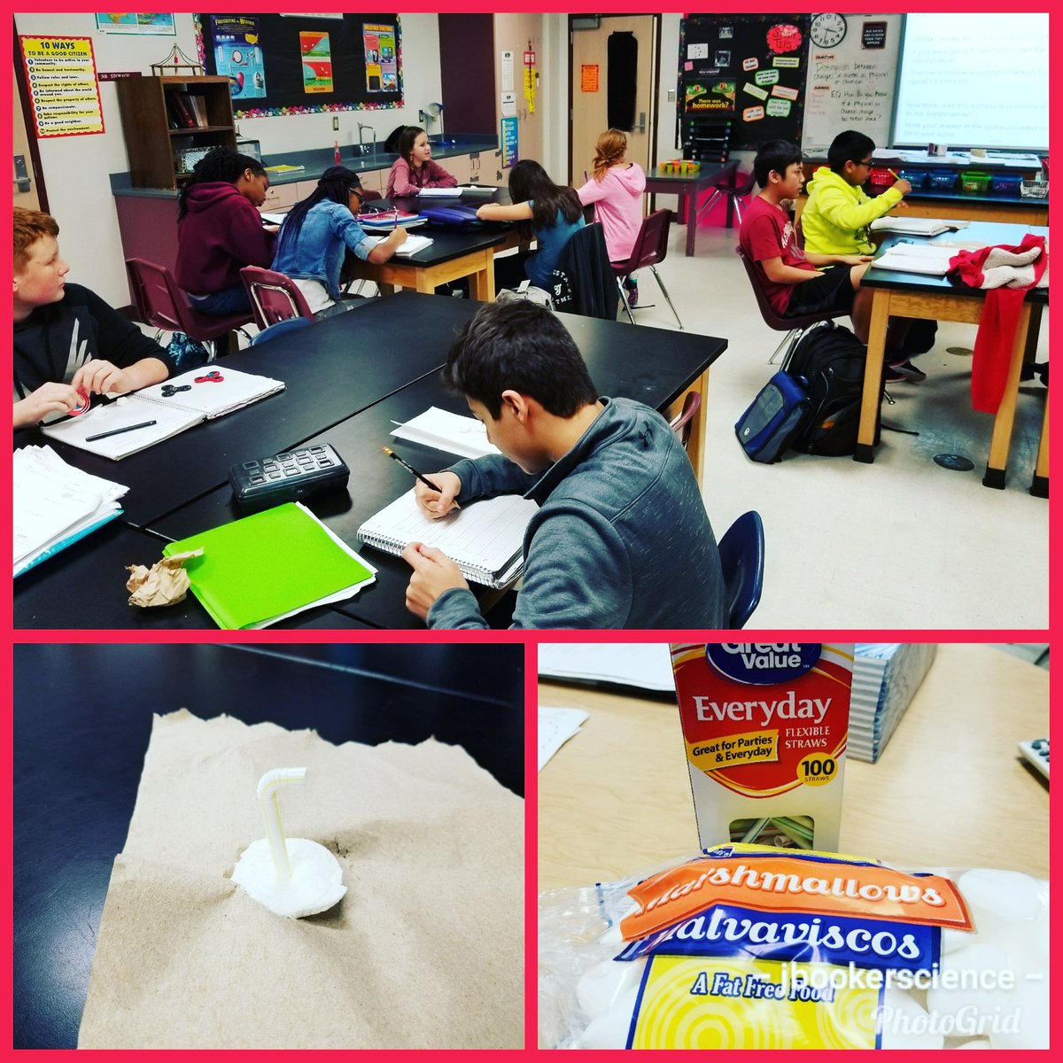 MrsJCashaw's tweet photo. Marshmallow Lab mmm...Physical and Chemical Changes #sciencerules #AMCMSCATS #AMCMSCATPRIDE https://t.co/uBKFO53Ptp