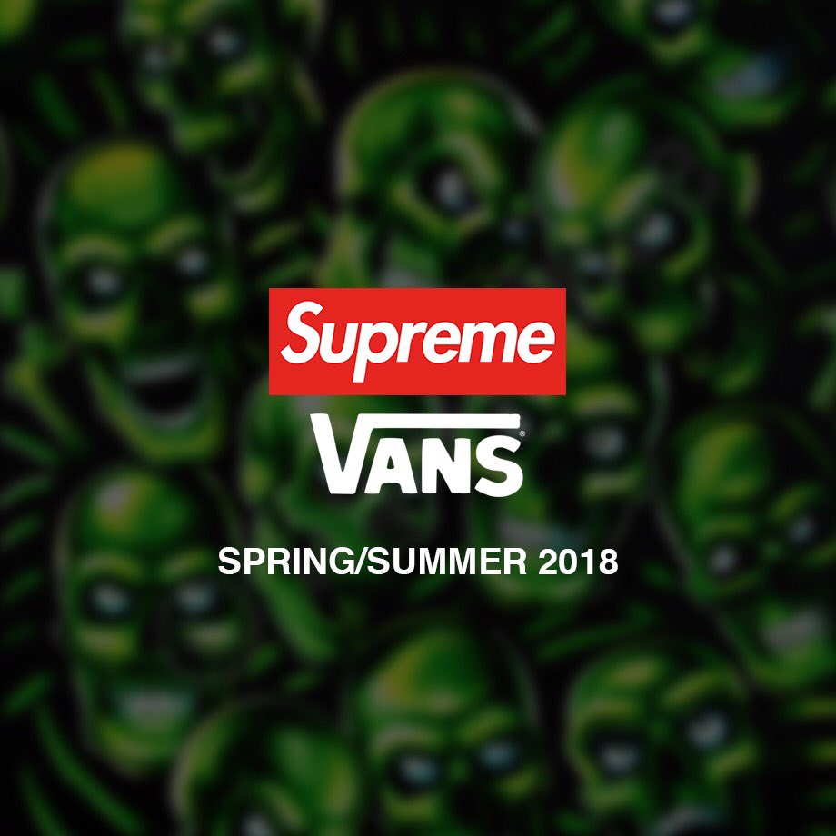 Vans Skull Pile Sk8-Hi - spring summer 2018 - Supreme