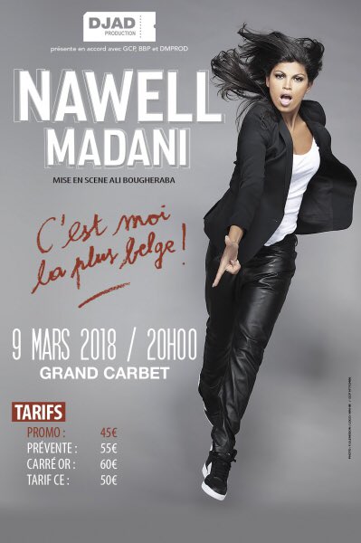 conceptcomwi's tweet photo. // EVENEMENT //@DjadProduction présente le "One Meuf Show" de @nawellmadani le 9 mars au Parc Floral du Grand Carbet ! Un spectacle in-ra-ta-ble que vous recommande @conceptcomwi ! 
Vous n'avez pas votre ticket ? RDV sur @BIZOUK !

#djadproduction #conceptcomwi #standup https://t.co/jGFjntfyGN