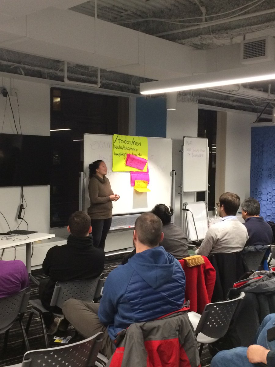 Try mapping out your application on paper, and you'll get new insights and be a better teacher! Awesome demo by @laurpaikdev