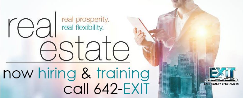 ExitRealtySJ's tweet photo. We are Hiring, Training &amp; Coaching at EXIT Realty Specialists! Join our team and become part of something special!! Call 642-EXIT Today!! #LOVEXIT #EXITrealtyspecialists #saintjohnrealestate #saintawesome https://t.co/xTGS0OsWUN