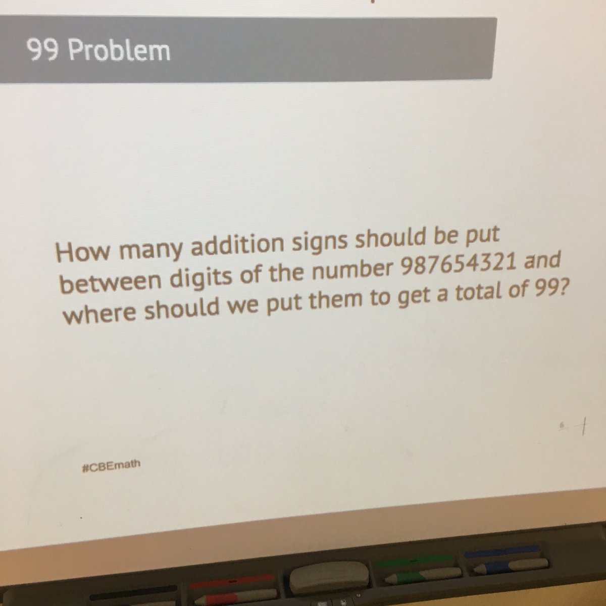 Ms_RNanji's tweet image. Working together to figure out different solutions to this problem! #cbemath #verticalspaces