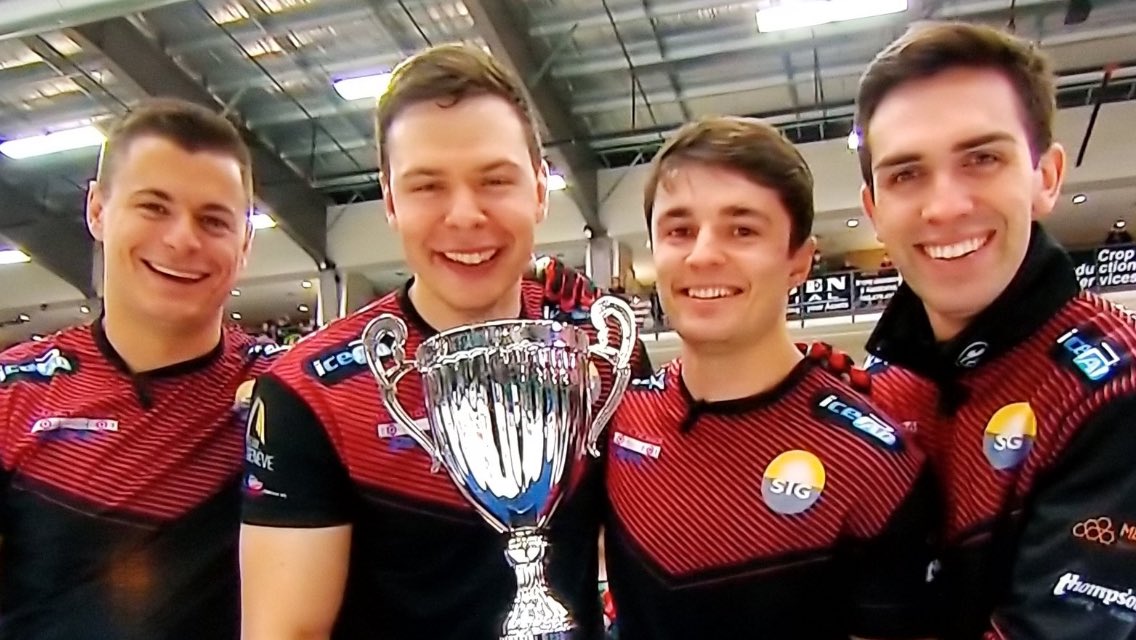 CurlingArkansas's tweet photo. Team De Cruz take their first Grand Slam Of Curling event, the Canadian Open. Unfortunately I could not be there for the victory, but I will be there when we win Olympic Gold #olympicbound #TeamDeCruz #GSoC #canadianOpen https://t.co/JYB0iXHI3P