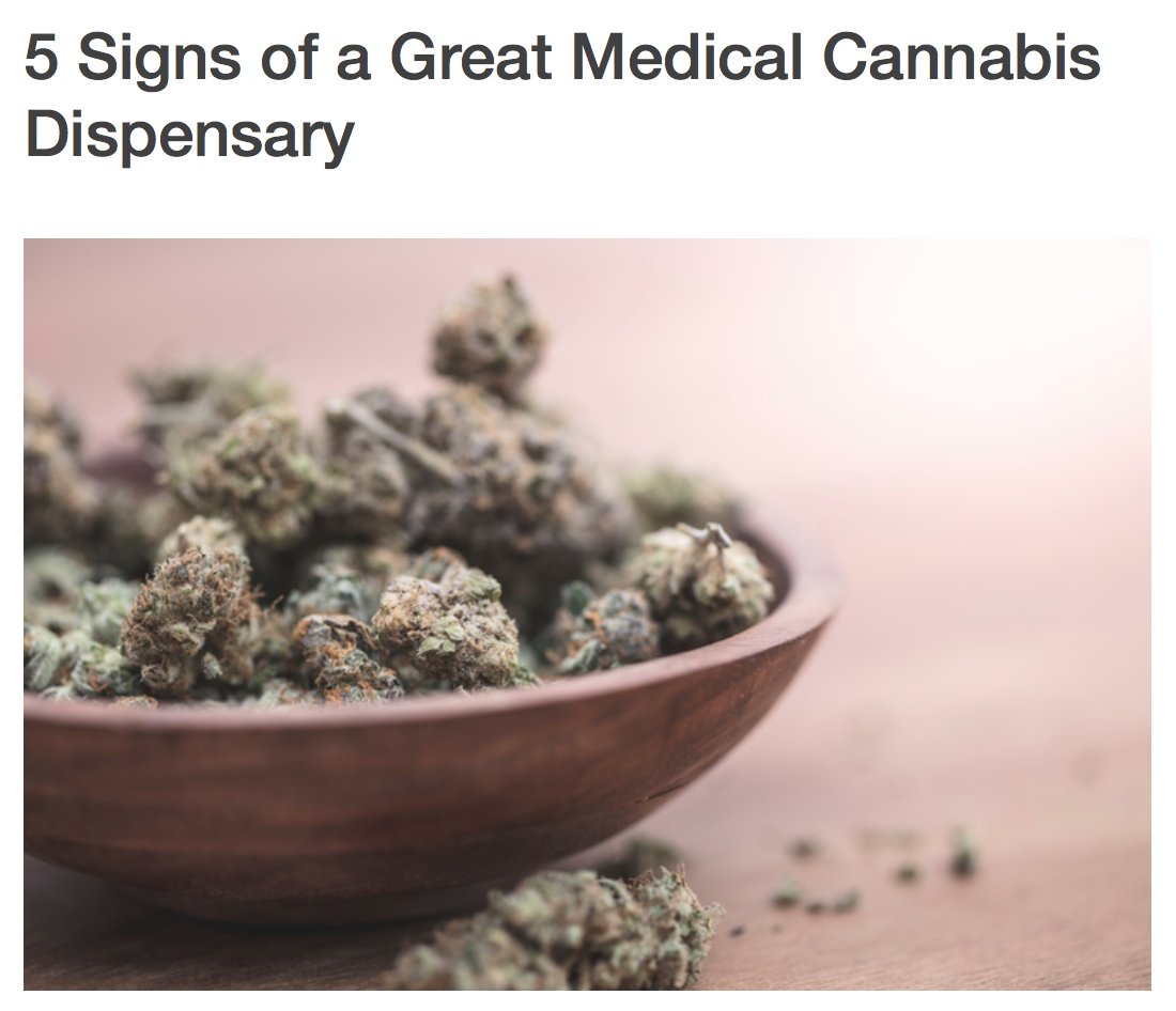 AffinityConnex's tweet image. 5 Signs of a Great #Medical #Cannabis #Dispensary goo.gl/5hcvMg