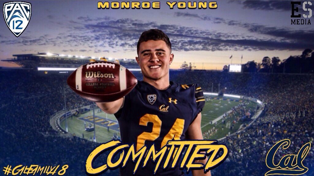 monroeyoung11's tweet photo. All glory to God..
Jeremiah 29:11 🌹 
COMMITTED 🐻
New City, New Chapter 🙏🏽
#GoBears
#CalGang18 https://t.co/kfrlkG9oC2