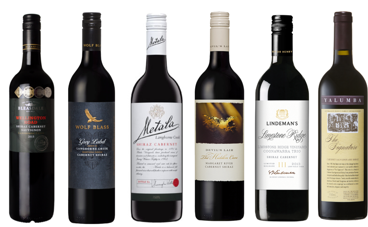 VinlocoApp's tweet photo. Celebrate Australia Day with the classic Australian blend, cabernet shiraz. Here's our list of the nation's Top 20: https://t.co/U0tBteqVxv #AustraliaDay2018 https://t.co/tN6iObNTGf