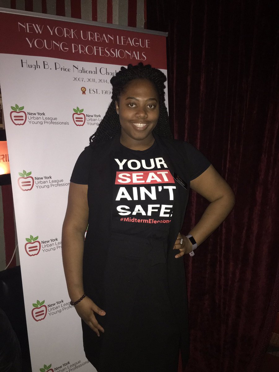 NYULYP's tweet photo. "Your Seat Ain't Safe!" #powerfulmessage #nyulyp #empoweredtolead #JoinWeek2018 https://t.co/Bk9DavxnbA
