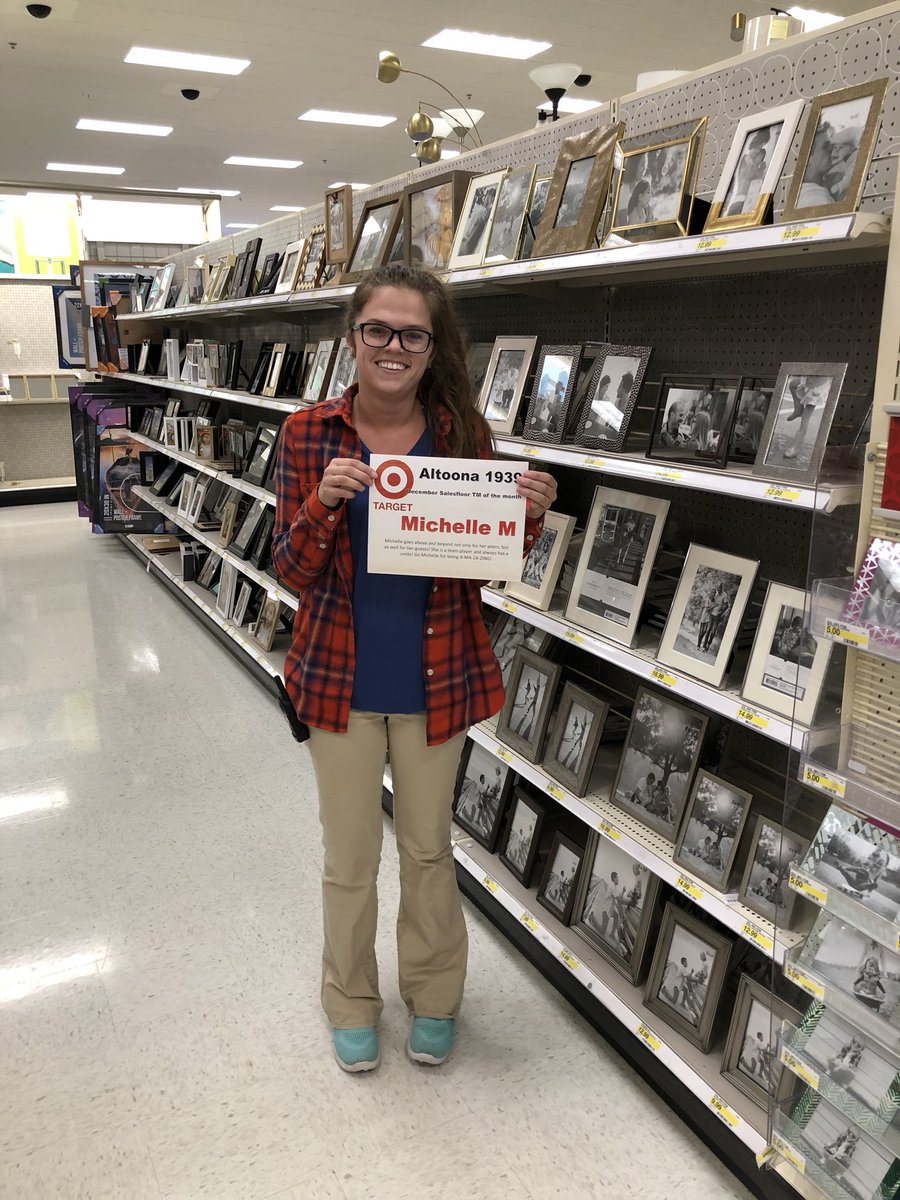 Congratulations Michelle Our guest ambassador of the month. #LoveWhereYouWork #TARGET #Altoona #congratulations