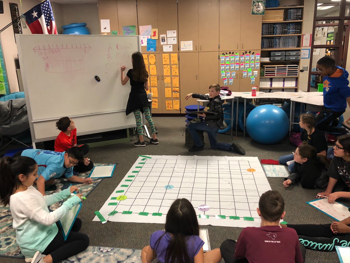 Teaching coordinate grids with a shower curtain. You know it’s a good lesson when you overhear it being talked about at Recess #coolteacher