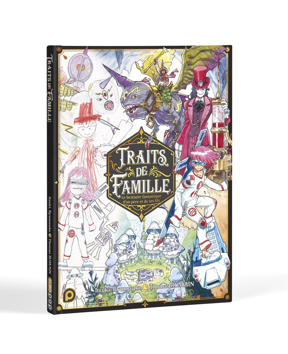 We are releasing a book featuring our father & sons' drawings in France! We will start discussions to bring it to other countries as well but for now you can only preorder the French version from French online stores. So exciting!✨
Traits de Famille
ISBN : 978-2-36852-647-7 