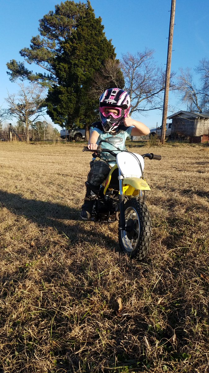 pettyoffroad's tweet photo. This girl is gonna be leaving the boys in the dust soon! https://t.co/weIfBrlZYx