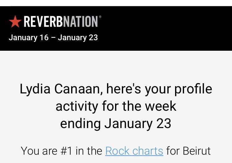 Reverbnation Rock Charts