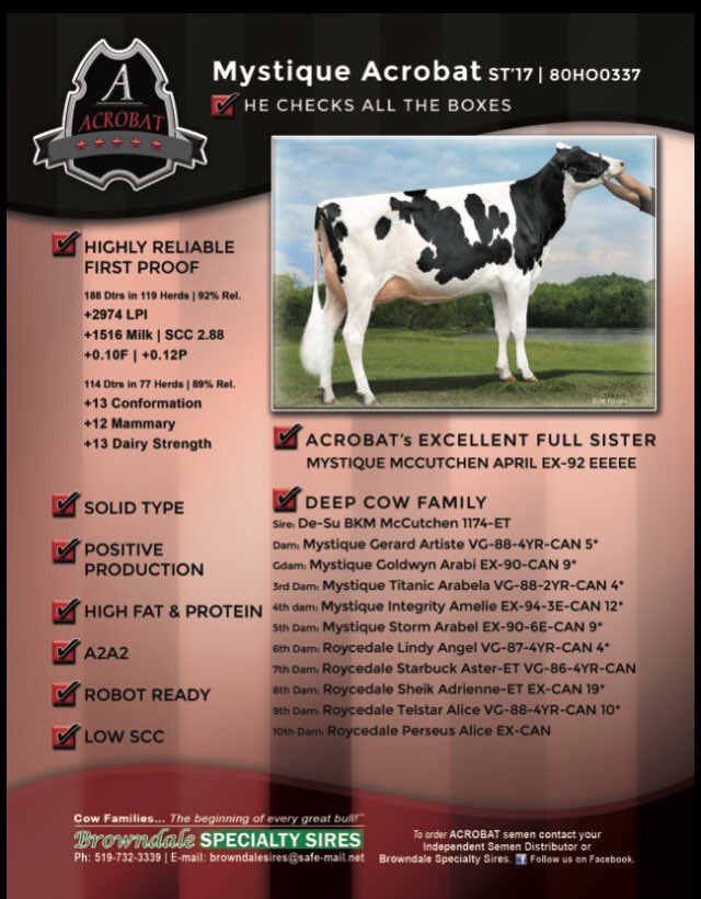 Our Acrobat Semen shipment has arrived here in Canada and we're almost sold out again! We have a limited supply left, contact us if you are interested. Don't wait too long, it may be all gone.