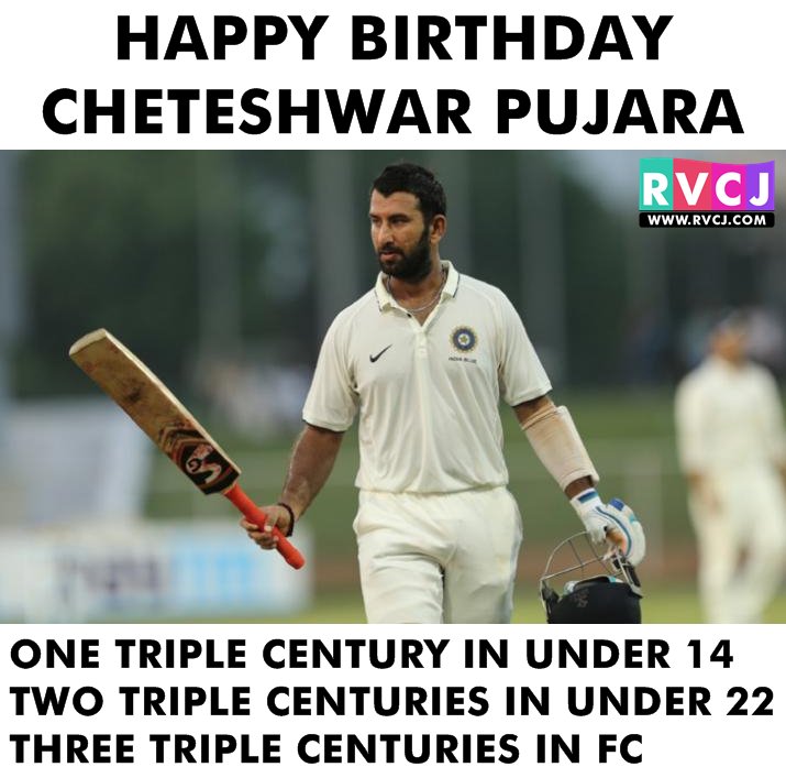 Happy Birthday Cheteshwar Pujara 