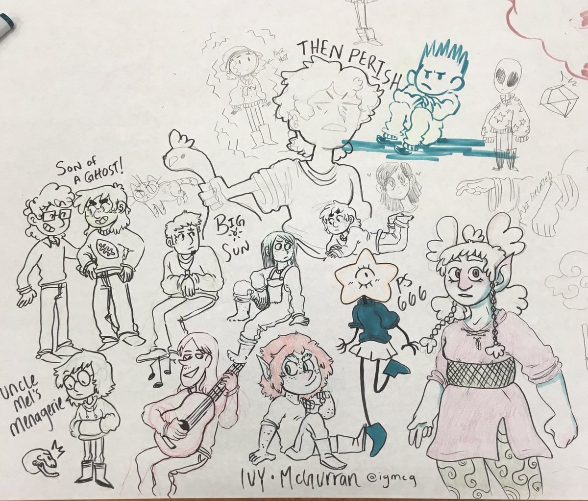Doodles feat many of my kids 