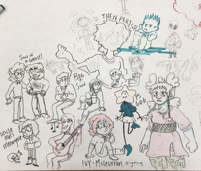 Doodles feat many of my kids 
