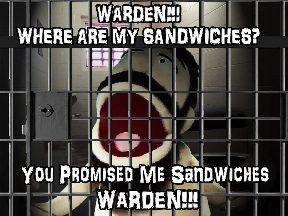 Quickkick_Spill's tweet photo. NEVER deny a crazy puppet his sandwiches! @RageSelect  and @BriguySalisbury  team up to try and break out of the nuthouse on #rageselect https://t.co/ITFO4vZ5R2