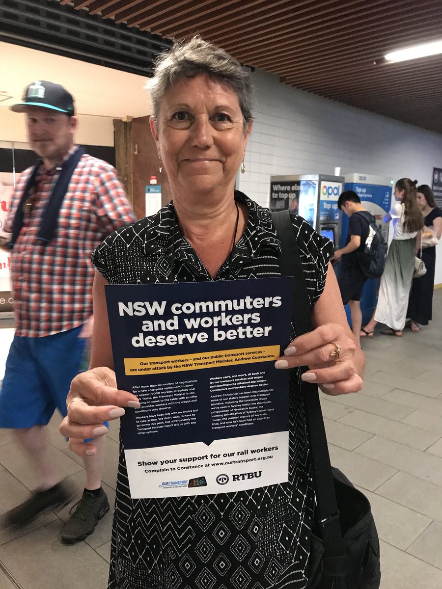mahla_c's tweet image. As the #FairWorkCommission tries to rob workers of their right to strike, many commuters support the workers! ✊🏾#sydneytrains #ausunions