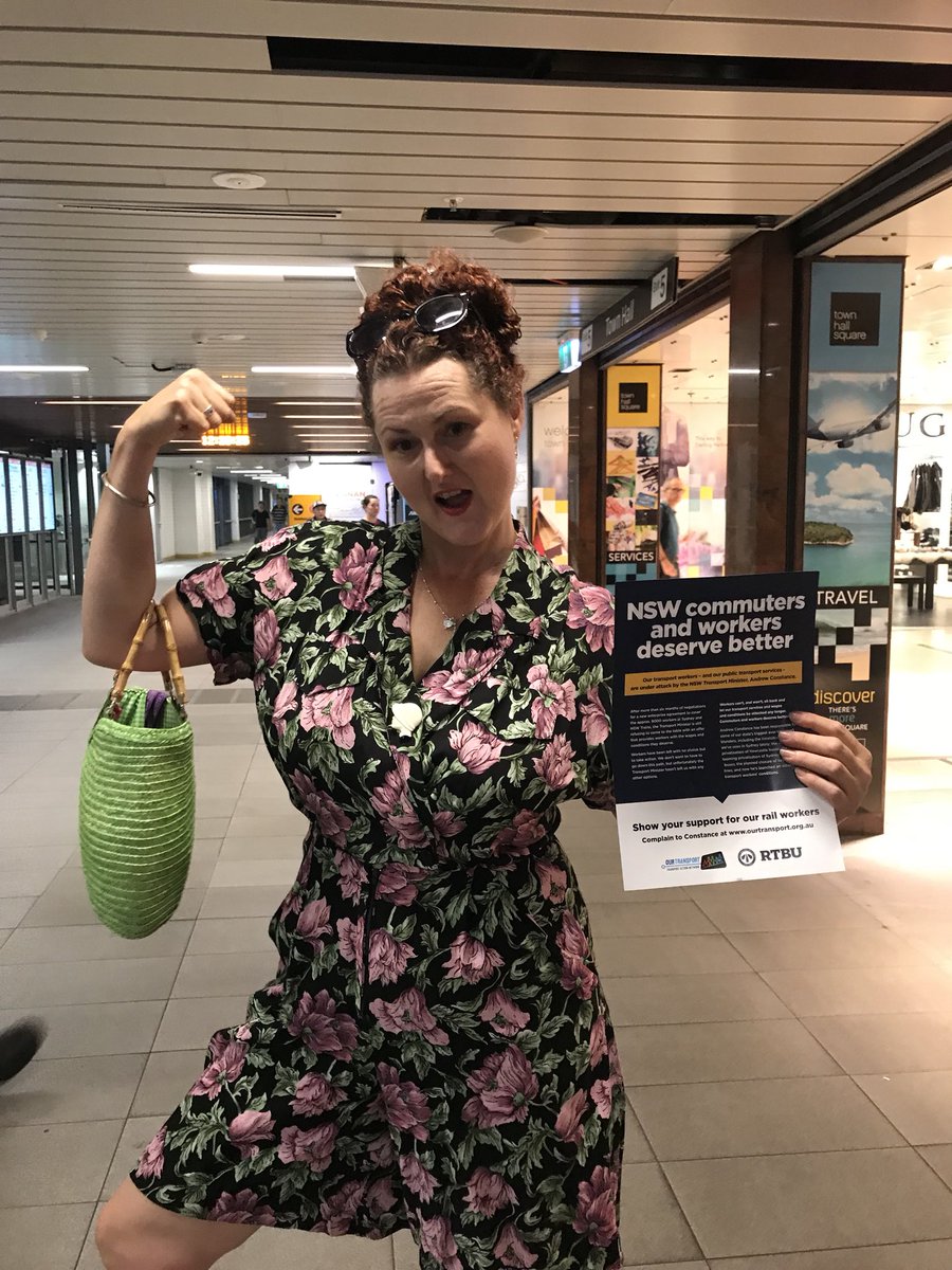 mahla_c's tweet image. As the #FairWorkCommission tries to rob workers of their right to strike, many commuters support the workers! ✊🏾#sydneytrains #ausunions