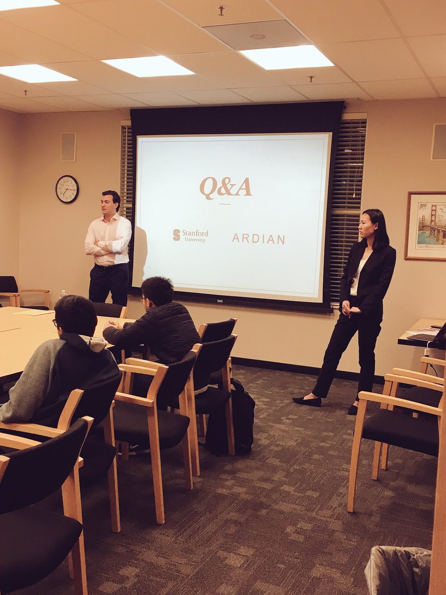 Students questioning the value of starting careers in private equity or hedge funds as undergrads, thanks <a href="/Ardian/">Ardian</a> for giving real talk on careers in Finance #BEAMfinance <a href="/StanfordBEAM/">Stanford Career Edu.</a>