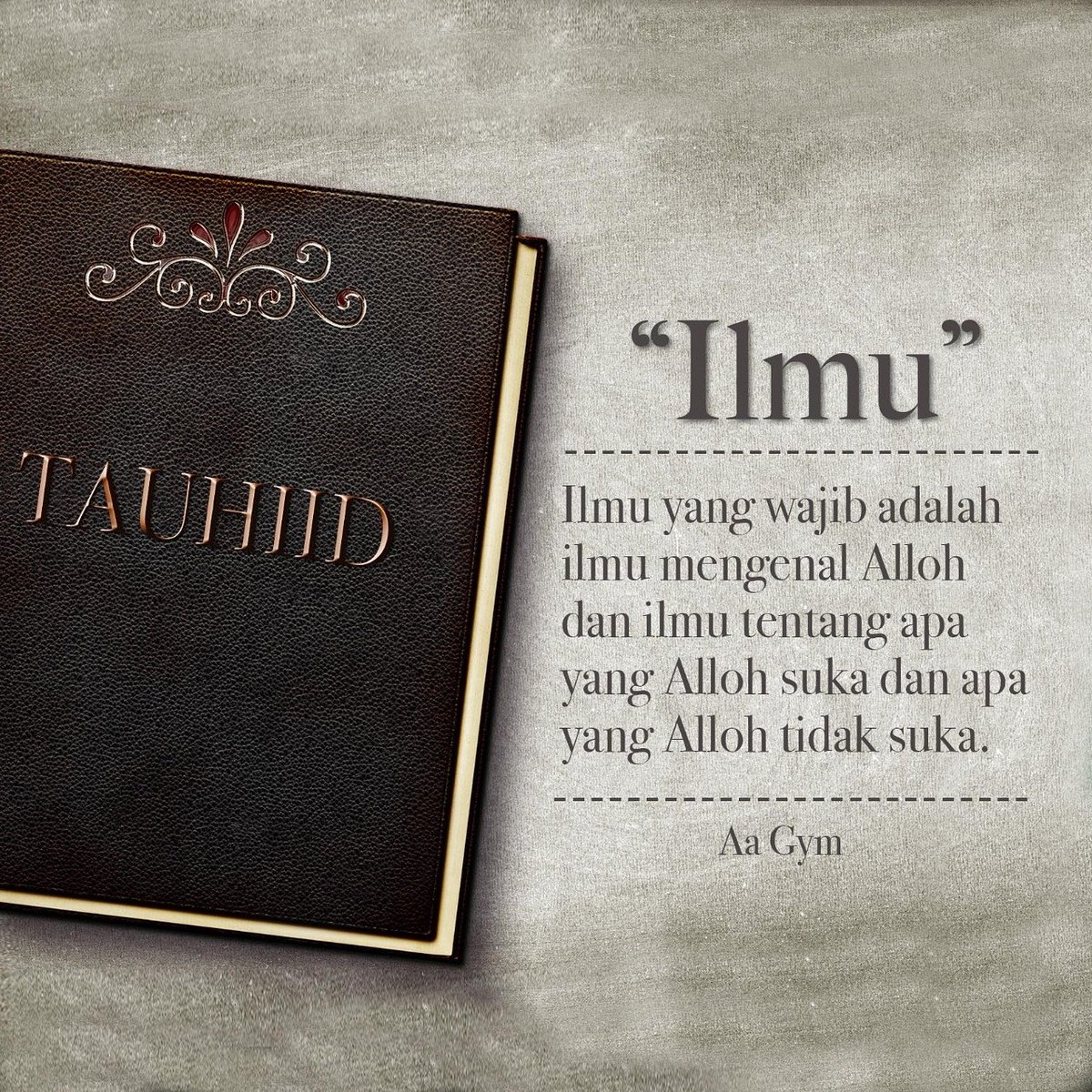 Ilmu yang paling penting adalah Ilmu yakin kepada Alloh