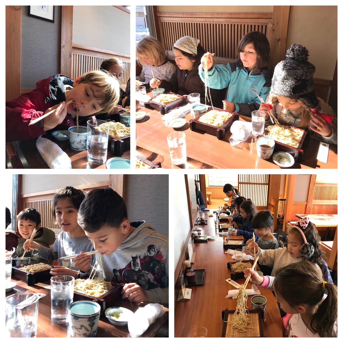 asij2Y's tweet photo. Eating soba noodles at Mikarino’s Soba Restaurant. https://t.co/tYfOx9c1Ej